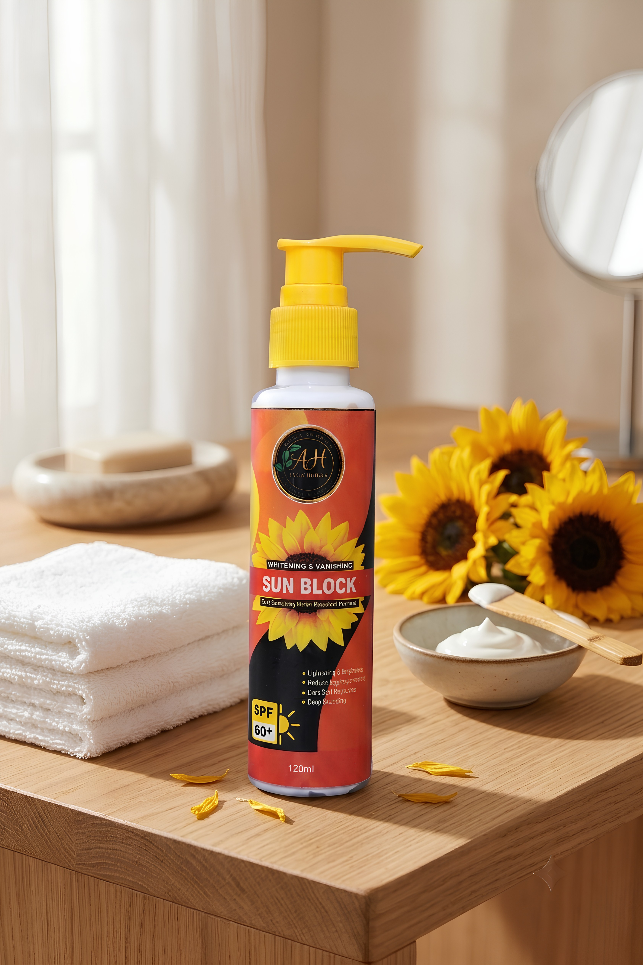 AH Sun Herb Whitening &amp; Vanishing Sun Block - SPF