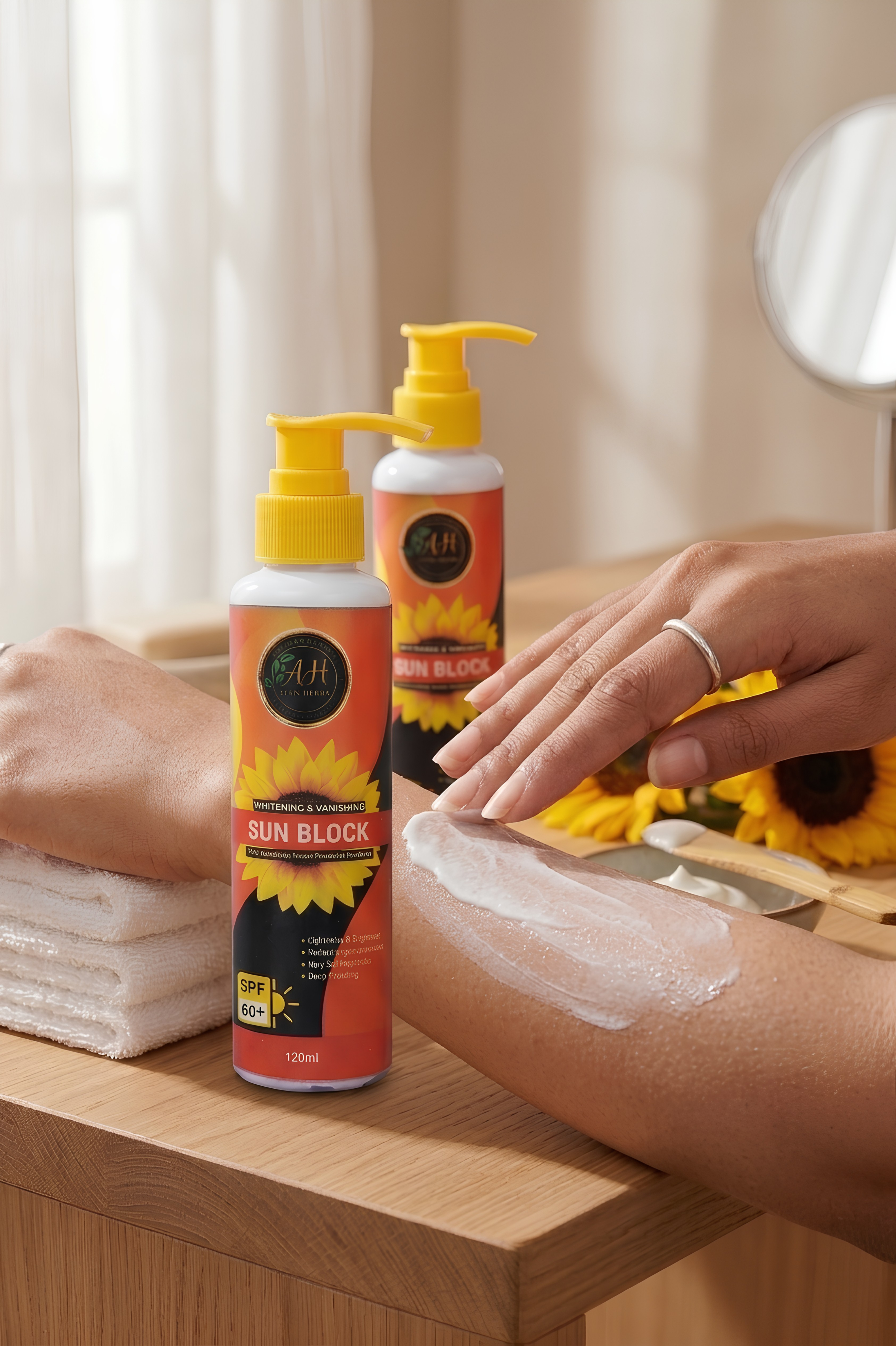 AH Sun Herb Whitening &amp; Vanishing Sun Block - SPF